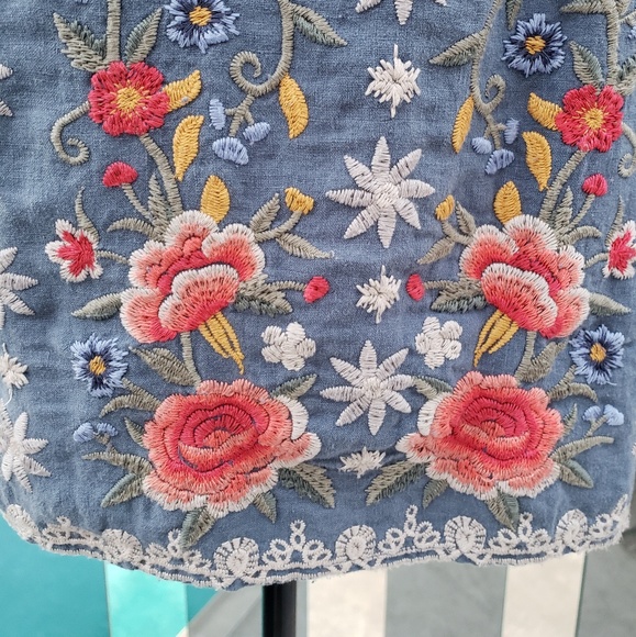 Nwt Johnny Was embroidered blouse size S - Picture 5 of 8